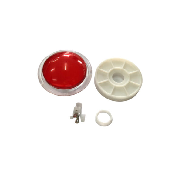 100mm jumbo dome round momentary 12V LED illuminated hand held plastic arcade push button switch - Image 2