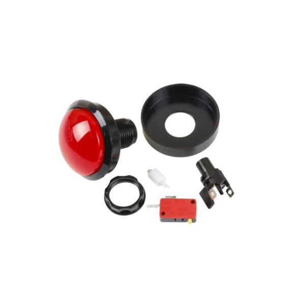60mm 12V Arcade machine parts momentary illuminated start button switch 60mm dome LED arcade push button - Image 2
