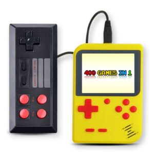 Portable Handheld 400 In 1 Classic Games Player Retro TV Video Game Console with Gamepad for Two Players