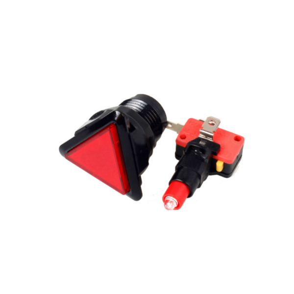 Triangle 32*32*32mm Plastic Mini LED Push Button Micro Switch For Arcade Game And Amusement Machines - Image 3