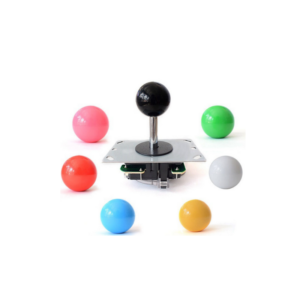 Joystick 8 Pins Original Sanhe Rocker Round Top Ball Arcade Joystick- Short Handle For Arcade Game Machine