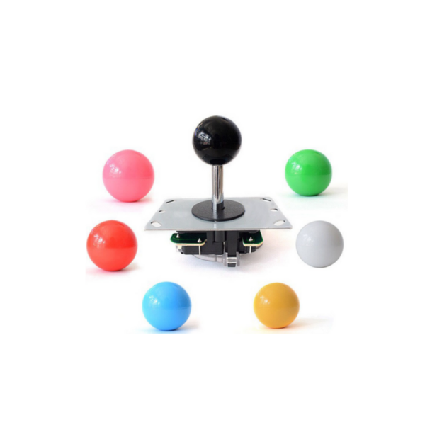 Joystick 8 Pins Original Sanhe Rocker Round Top Ball Arcade Joystick- Short Handle For Arcade Game Machine